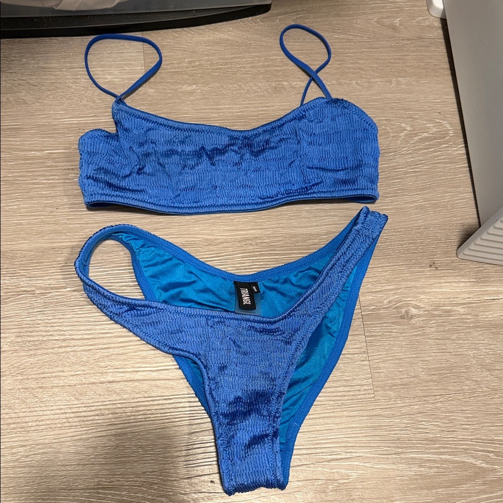 Triangl Swimwear Blue Bikini Set